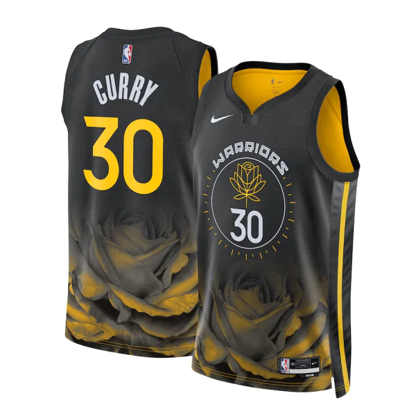 Youth NBA Golden State Warriors #30 Stephen Curry 2022-23 Nike City Edition Jersey