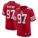 Men's San Francisco 49ers #97 Bryant Young New Red Vapor Untouchable Limited Jersey