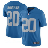 New Nike Detroit Lions #20 B.Sanders Blue Vapor Untouchable Limited Jersey