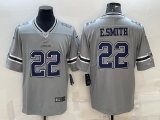 Men's Dallas Cowboys #22 Smith Gray Inverted Legend Limited Jersey