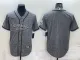 Men's Dallas Cowboys Blank Gray With Patch Cool Base Stitched Baseball Jersey