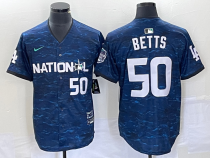 MLB National League #50 Mookie Betts 2023 MLB All-Star Nike Jersey