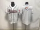 Men's Denver Broncos Blank White Baseball Nike Jersey