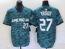 MLB National League #27 Mike Trout 2023 MLB All-Star Nike Jersey