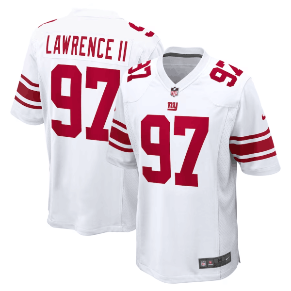 Men's New York Giants #97 Dexter Lawrence II 2022 White Vapor Untouchable Limited Jersey