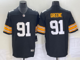 Men's Pittsburgh Steelers #91 Kevin Greene Black Vapor Untouchable Limited Stitched Jersey