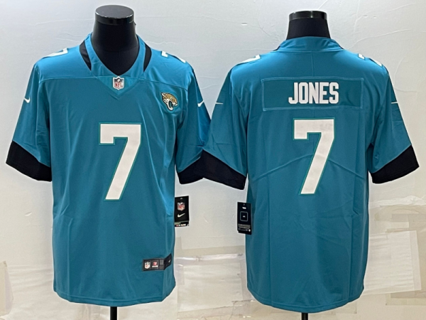 Nike Jacksonville Jaguars #7 Jones Blue Vapor Untouchable Limited Jersey