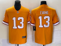 Men's Tampa Bay Buccaneers #13 Mike Evans Orange Throwback Vapor Untouchable Limited Jersey