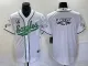 Men's Philadelphia Eagles White Team Big Logo With C Patch Cool Base Stitched Baseball Jersey