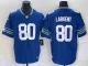 Men's Seattle Seahawks #80 Largent Royal 2023 F.U.S.E. Vapor Limited Throwback Jersey