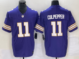 Men's Minnesota Vikings Daunte #11 Culpepper Purple 2023 F.U.S.E. Vapor Untouchable Limited Jersey