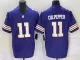 Men's Minnesota Vikings Daunte #11 Culpepper Purple 2023 F.U.S.E. Vapor Untouchable Limited Jersey