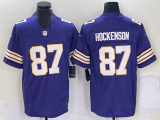 Men's Minnesota Vikings #87 T.J. Hockenson Purple 2023 F.U.S.E. Vapor Untouchable Limited Jersey
