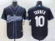 MLB Los Angeles Dodgers #10 Turner Black Nike Game Jersey