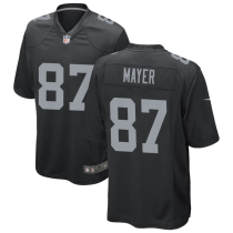 Men's Las Vegas Raiders #87 Michael Mayer Black 2023 Draft Vapor Untouchable Limited Jersey