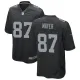 Men's Las Vegas Raiders #87 Michael Mayer Black 2023 Draft Vapor Untouchable Limited Jersey