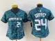 Women MLB National League #24 Griffey Jr 2023 MLB All-Star Nike Jersey