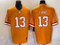 Men's Tampa Bay Buccaneers #13 Mike Evans Orange 2023 F.U.S.E. Vapor Limited Throwback Jersey