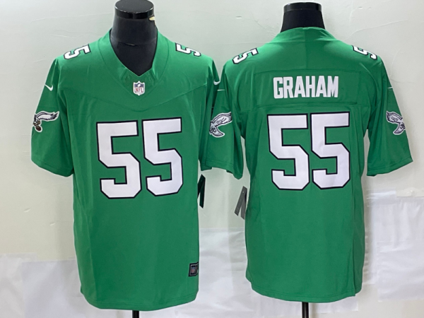 Men's Philadelphia Eagles #55 Graham Green 2023 F.U.S.E. Vapor Limited Jersey