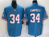 Men's Tennessee Titans #34 Campbell Light Blue 2023 F.U.S.E. Vapor Limited Jersey