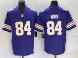 Men's Minnesota Vikings #84 Moss Purple 2023 F.U.S.E. Vapor Untouchable Limited Jersey