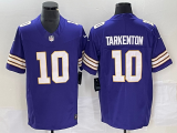 Men's Minnesota Vikings #10 Tarkenton Purple 2023 F.U.S.E. Vapor Untouchable Limited Jersey