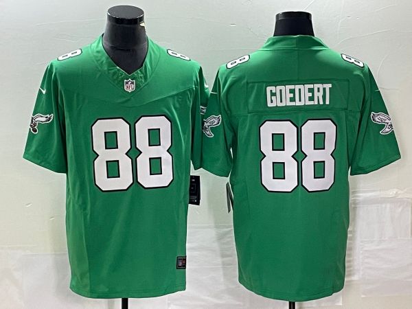 Men's Philadelphia Eagles #88 Dallas Goedert Green 2023 F.U.S.E. Vapor Limited Jersey