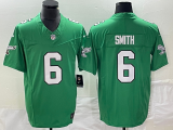 Men's Philadelphia Eagles #6 Smith Green 2023 F.U.S.E. Vapor Limited Jersey