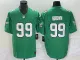 Men's Philadelphia Eagles #99 Brown Green 2023 F.U.S.E. Vapor Limited Jersey