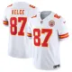 Men’s Kansas City Chiefs #87 Travis Kelce White 2023 F.U.S.E. Color Rush Limited Jersey