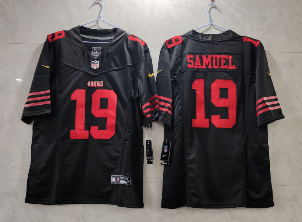 Men's San Francisco 49ers #19 Deebo Samuel Black 2023 F.U.S.E. Vapor Untouchable Limited Jersey