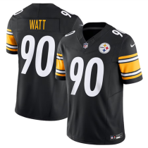 Men's Pittsburgh Steelers #90 T.J. Watt Black 2023 F.U.S.E. Color Rush Limited Jersey