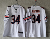 Men's Chicago Bears #34 Walter Payton White 2023 F.U.S.E. Vapor Untouchable Limited Jersey