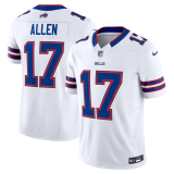 Men's Buffalo Bills #17 Josh Allen White 2023 F.U.S.E. Vapor Untouchable Limited Jersey