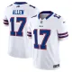 Men's Buffalo Bills #17 Josh Allen White 2023 F.U.S.E. Vapor Untouchable Limited Jersey