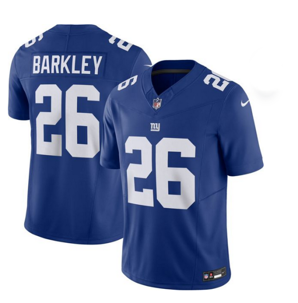 Men's New York Giants #26 Saquon Barkley Blue 2023 F.U.S.E. Vapor Untouchable Limited Jersey