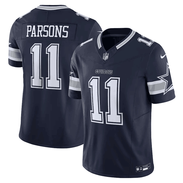 Men's Dallas Cowboys #11 Micah Parsons Navy 2023 F.U.S.E. Vapor Limited Jersey