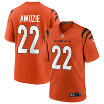 Men's Cincinnati Bengals #22 Chidobe Awuzie Orange Vapor Untouchable Limited Jersey