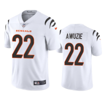 Men's Cincinnati Bengals #22 Chidobe Awuzie White Vapor Untouchable Limited Jersey