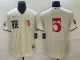 Men's Texas Rangers #5 Corey Seager Cream 2023 City Connect With Patch Stitched Jersey