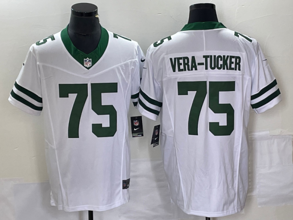 Men's Philadelphia Eagles #75 Vera-Tucker White 2023 F.U.S.E. Vapor Untouchable Limited Jersey