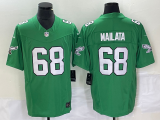 Men's Philadelphia Eagles#68 Mailata Green 2023 F.U.S.E. Vapor Untouchable Limited Jersey