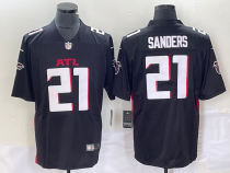 Men's Atlanta Falcons #21 Sanders New Black Vapor Untouchable Limited Jersey