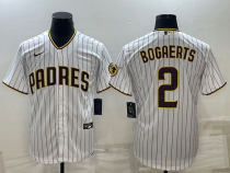 Men's San Diego Padres #2 Xander Bogaerts White Game Jersey