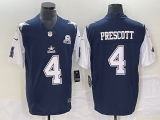 Men's Dallas Cowboys #4 Dak Prescott Navy 2023 F.U.S.E. With 1960 Patch Vapor Limited Jersey