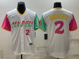 Copy Men's San Diego Padres #2 Xander Bogaerts 2022 White City Connect Jersey
