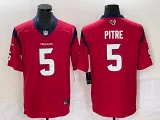 Men's Houston Texans #5 Jalen Pitre Red Vapor Untouchable Limited Jersey