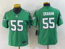Women Philadelphia Eagles #55 Graham Green 2023 F.U.S.E. Vapor Limited Jersey