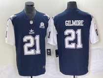 Men's Dallas Cowboys #21 Stephon Gilmore Navy 2023 F.U.S.E. With 1960 Patch Vapor Limited Jersey