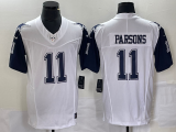 Men's Dallas Cowboys #11 Micah Parsons White 2023 F.U.S.E. Vapor Limited Jersey